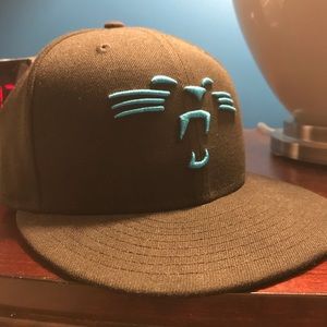 New Era Panthers logo elements fitted